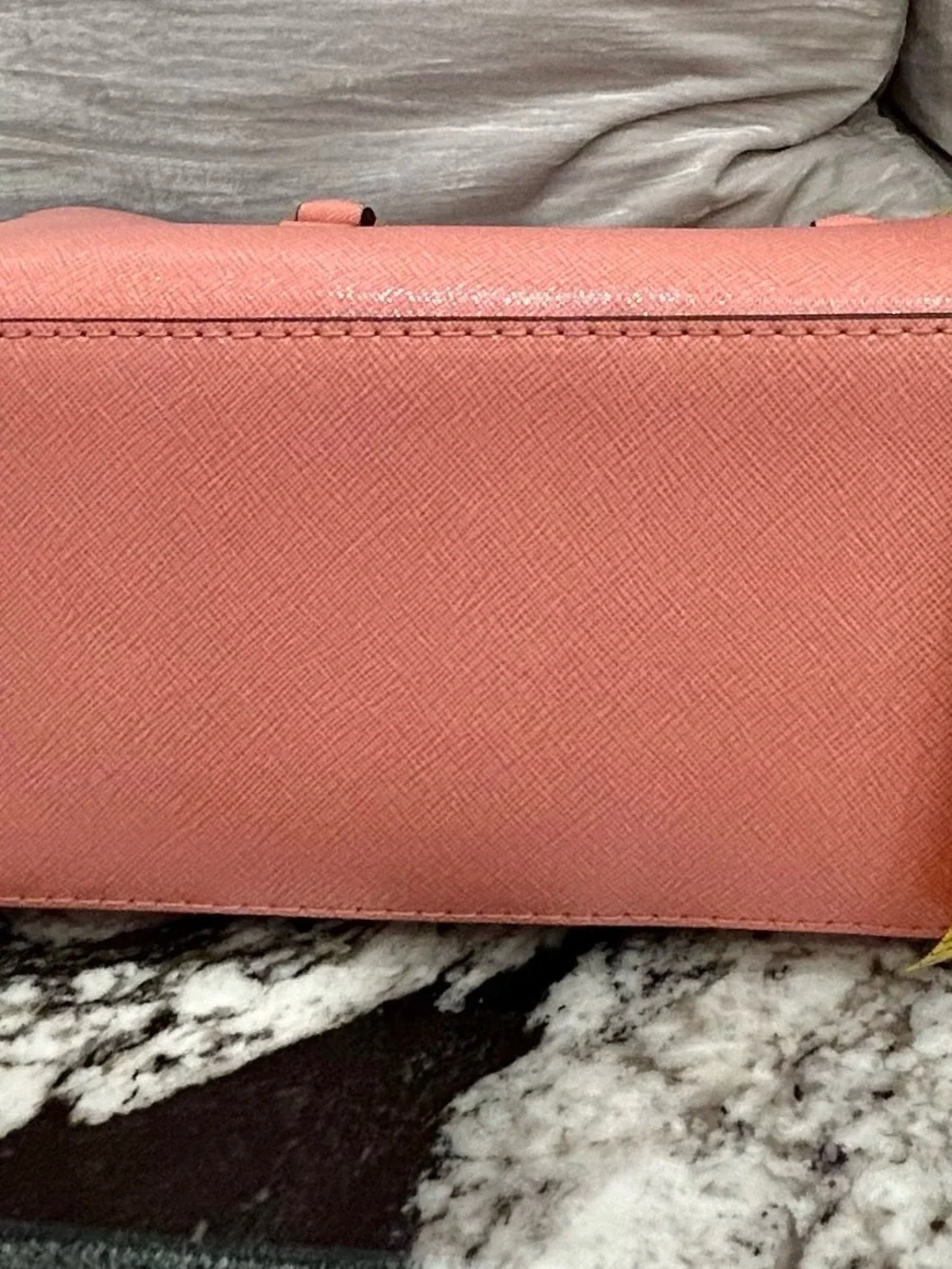 Michael Kors Coral Pink Saffiano Satchel